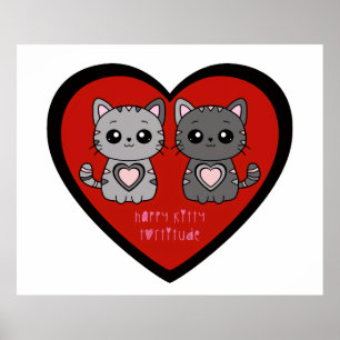 POSTER GATO FELIZ 1