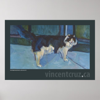 Pôster Gato Florestal Norueguês