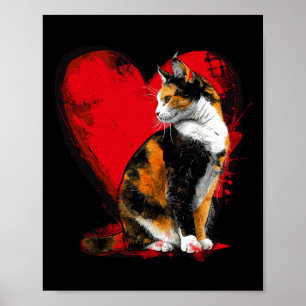 Poster Gato Gatinho Namorados Mães Dia de os pais Ouvido 