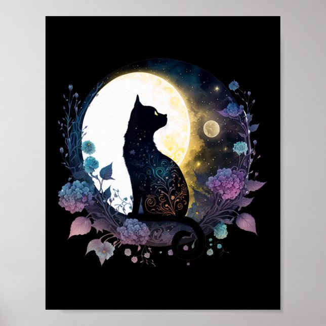 Poster Gato Gato Gato Gato-De-Gato-Gato-De-Lua (Frente)