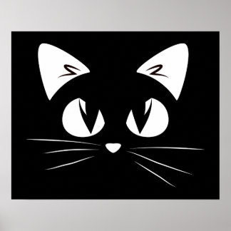 Poster Gato Gato Gato Gato Gato Gato Gato Negro Engraçado