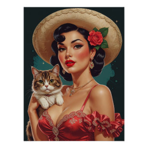 Pôster Gato Gato Gato Giro-Gato-Gato