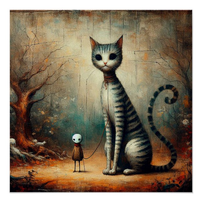 Pôster Gato grande (Frente)
