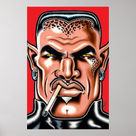 Poster Gato-Homem da Lua/Grande