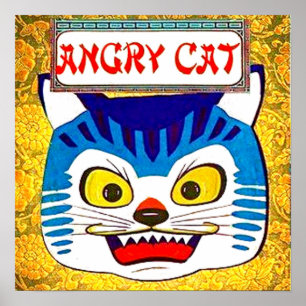 Poster Gato Irritado