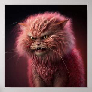 Poster Gato irritado