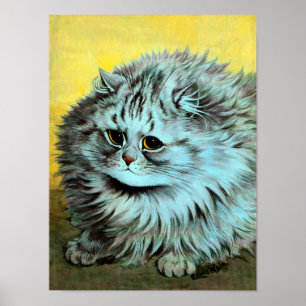 Pôster Gato, Louis Wain