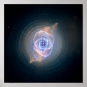 Poster Gato Nebula Ocular Hubble NASA