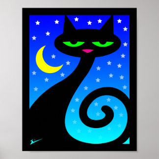 Pôster Gato Negro