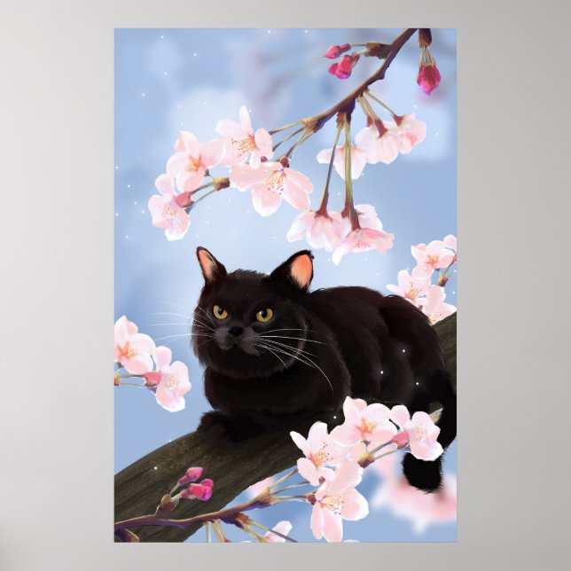 Poster Gato Negro (Frente)