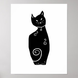 Pôster Gato Negro