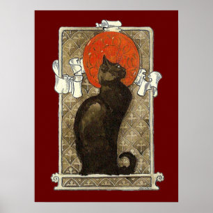 Poster Gato Negro, Alexandre Steinlen