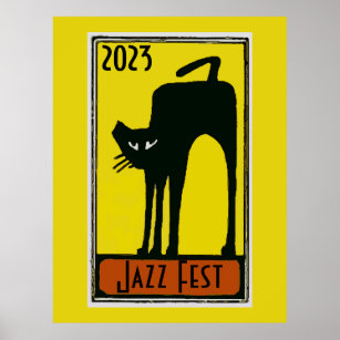 Poster Gato Negro do Jazz Fest 2020