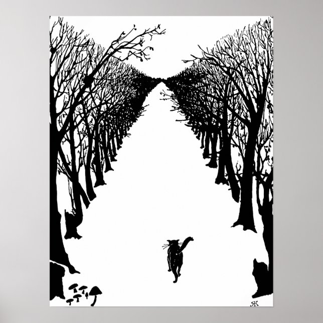 Pôster Gato negro, Kipling Rudyard (Frente)