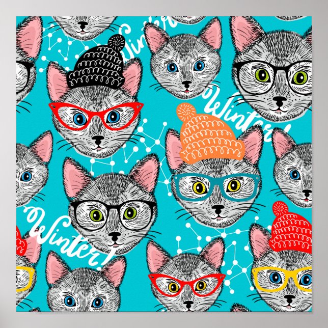 Poster Gato no chapéu (Frente)