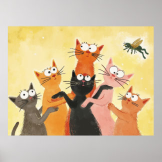 Poster Gato-Pato do Buzz