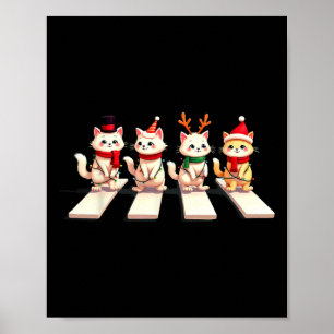 Poster Gato Persa Passando No Xmas