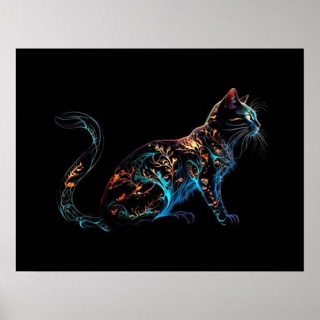 Poster Gato Plasma (Frente)