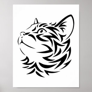 Poster gato preto