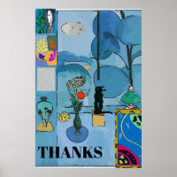 Gato Preto e Flores na Sala Azul, adicionar texto