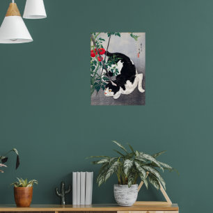 Poster Gato Preto e Tomateira Takahashi Hiroaki 1931