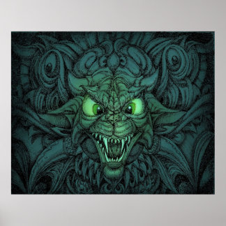 Pôster Gato psicodélico