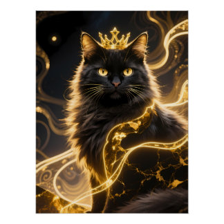 Pôster Gato Rei 