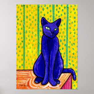 Pôster Gato Roxo