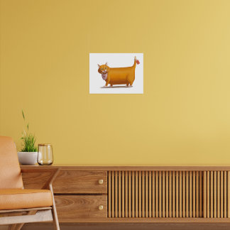 Poster Gato sem Dieta