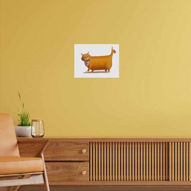 Poster Gato sem Dieta (Sala de Estar 2)