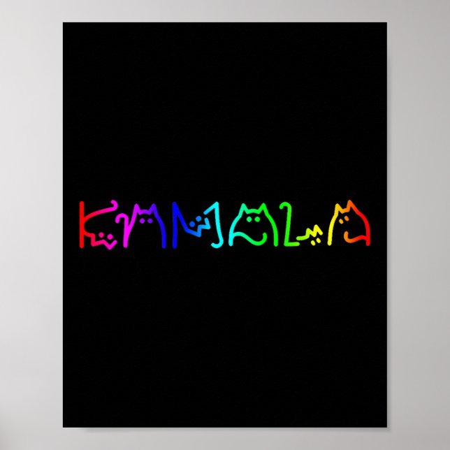 Poster Gato Sem Fios Mulheres Kamala Gatinha Sem Fios Lgb (Frente)