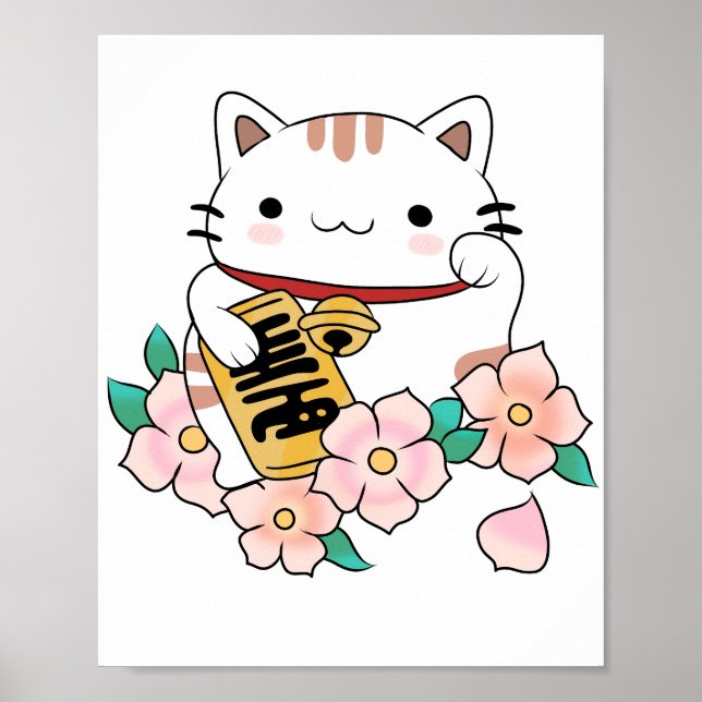 Poster Gato Sortudo (Frente)
