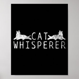 Poster Gato Sussuro Homens Mulheres Crianças