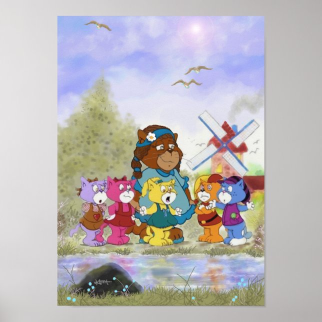 Poster Gatos Boomi (Frente)