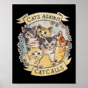 Poster Gatos Contra Chamadas de Gato Originais (veja V2 N