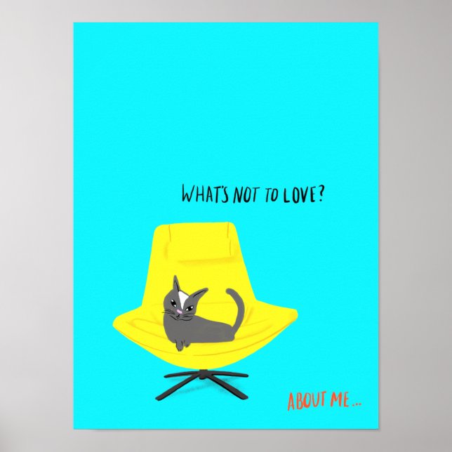 Poster Gatos de Mod - O que não se ama? (Frente)