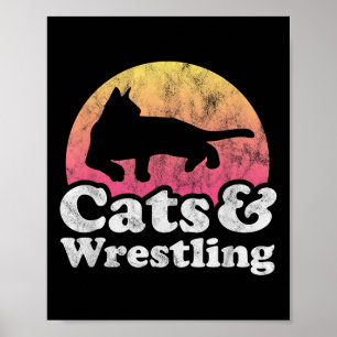 Poster Gatos E Lutas Ou Mulheres, Gatos E Lutadores