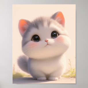 Poster Gatos Fluffy