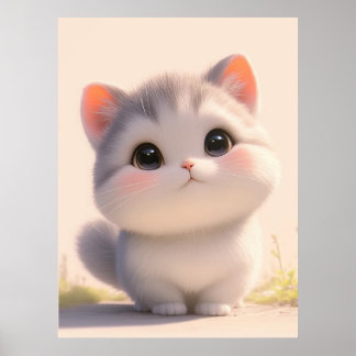 Poster Gatos Fluffy
