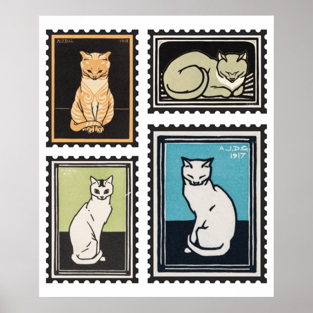 Poster Gatos, Julie de Graag (Frente)