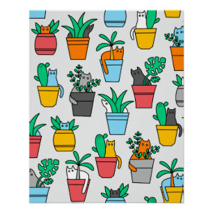 Pôster Gatos nos pântanos