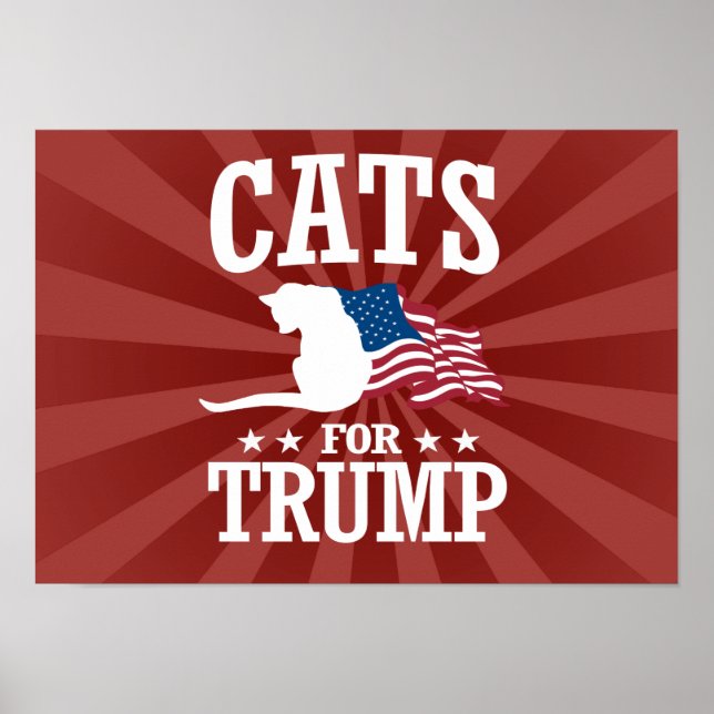 POSTER GATOS PARA TRUMP (Frente)