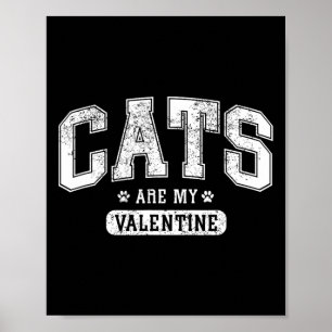 Poster Gatos São Meu Namorado' Gato Engraçado Amante Do D