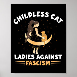 Poster Gatos Sem Fios Contra Gato Sem Fascismo