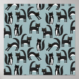 Poster Gatos Tuxedo