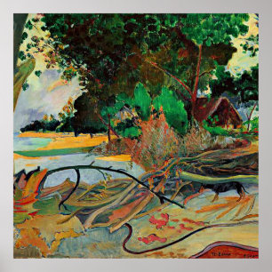 Poster Gauguin - A Árvore de Hibiscus,