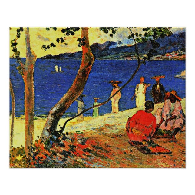 Pôster Gauguin - A costa (Frente)
