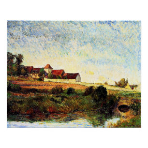 Pôster Gauguin - A Fazenda em Grue,