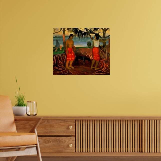 Poster Gauguin - Beneath the Pandanus Tree (Sala de Estar 2)