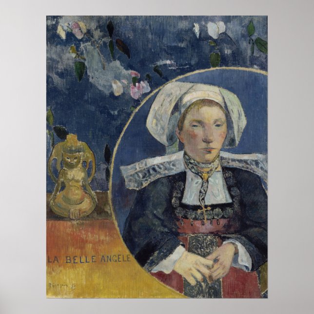 Poster Gauguin - La Belle Angele 1889 (Frente)